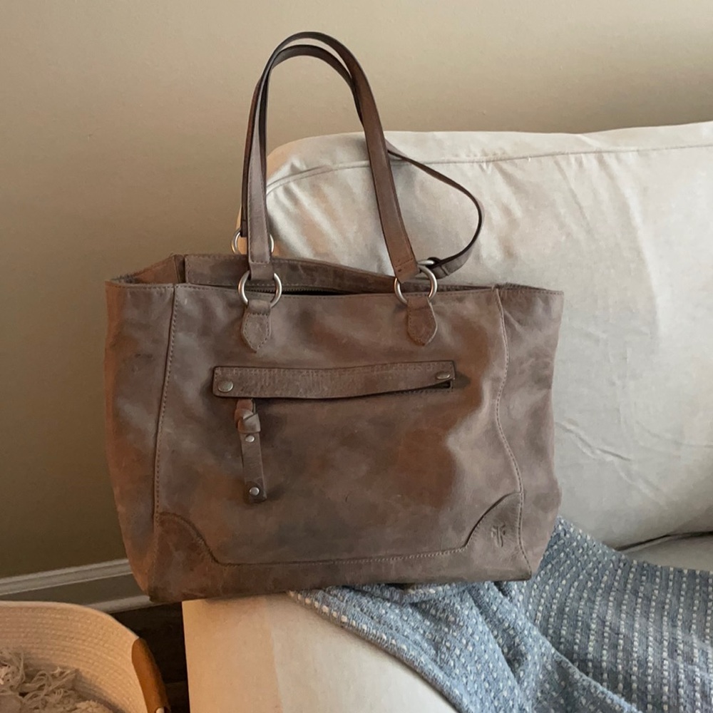 Frye leather tote bag VINTAGE